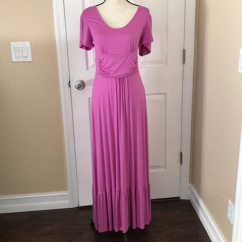 Pink Liz Lange Maxi Dress